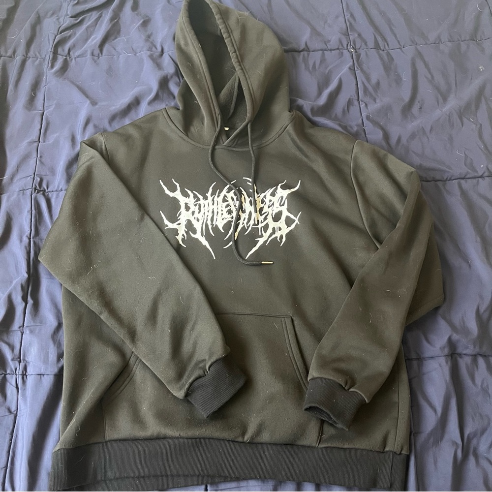 Gothic style lightweight hoodie